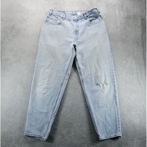 VTG‎ Levis 560 Jeans Mens 38x32 Blue Loose Tapered Made in USA 90s Denim